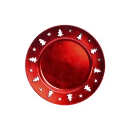 Centro Mesa Navidad Tradicional DKD Home Decor Rojo 33 x 2 x 33 cm (12 Unidades) Precio: 34.50000037. SKU: B1ERMFVS93