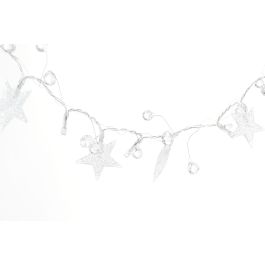 Guirnalda Navidad Moderna DKD Home Decor Blanco 2 x 160 x 4.5 cm (12 Unidades)