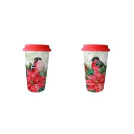 Mug Navidad Tradicional DKD Home Decor Rojo Verde 9.5 x 14 x 9.5 cm (12 Unidades) Precio: 61.79000036. SKU: B1K5W45JHC