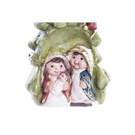 Nacimiento Navidad Tradicional DKD Home Decor Verde Rojo 5.8 x 12.3 x 7.3 cm (12 Unidades)