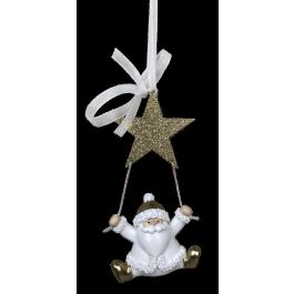 Figura Navidad Tradicional DKD Home Decor 4 x 13.5 x 6.5 cm (12 Unidades)