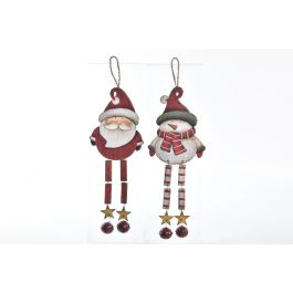 Decoracion Colgante Navidad Tradicional DKD Home Decor Rojo Blanco 1 x 43 x 16 cm (12 Unidades) Precio: 92.88999995. SKU: B18PFBHTS9