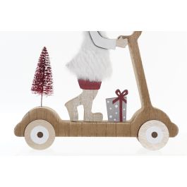 Figura Navidad Tradicional DKD Home Decor Rojo Blanco 2.5 x 28 x 24 cm (12 Unidades)