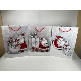 Bolsa Navidad Tradicional DKD Home Decor Rojo Blanco 10 x 46 x 33 cm (12 Unidades) Precio: 17.5899999. SKU: B1375ELMVE