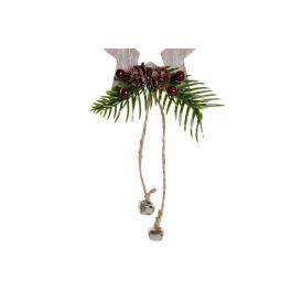 Decoracion Colgante Navidad Alpina DKD Home Decor Natural 1 x 31 x 8.5 cm (12 Unidades)