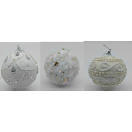 Decoracion Colgante Navidad Moderna DKD Home Decor Blanco 8 x 8 x 8 cm (12 Unidades) Precio: 12.50000059. SKU: B15GEYB8BV