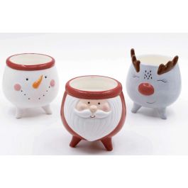 Vela Navidad Tradicional DKD Home Decor Multicolor 11 x 10 x 11 cm (12 Unidades)