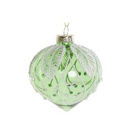 Decoracion Colgante Navidad Tradicional DKD Home Decor Verde 8 x 9 x 8 cm (12 Unidades)