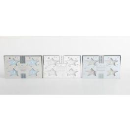 Vela Navidad Moderna DKD Home Decor Azul Celeste Blanco 6 x 2.5 x 6 cm Set de 4 (12 Unidades) Precio: 63.8758997459. SKU: B1K6RWBKJE