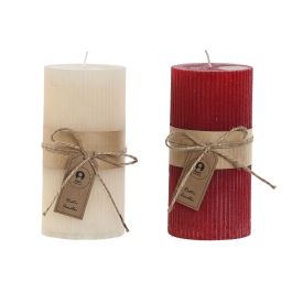 Vela Navidad Tradicional DKD Home Decor Rojo Blanco 7 x 14 x 7 cm (12 Unidades) Precio: 61.57689964909999. SKU: B14XGN8QXR