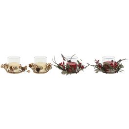 Vela Navidad Tradicional DKD Home Decor Rojo Blanco 10 x 6.5 x 19.5 cm (12 Unidades) Precio: 97.99789956439999. SKU: B18Y2RQ9N3