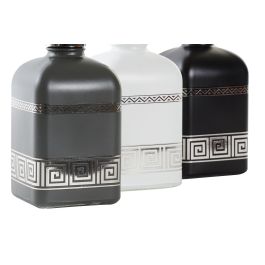 Dosificador Chic DKD Home Decor Negro Blanco 8 x 18 x 10 cm (12 Unidades)