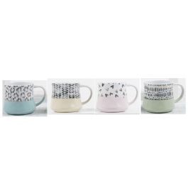 Mug Scandi DKD Home Decor Multicolor 10 x 8.5 x 12 cm (12 Unidades) Precio: 34.27688. SKU: B17B5KPCSL