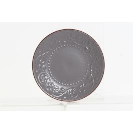 Plato Tradicional DKD Home Decor Gris Marron 21 x 2.5 x 21 cm (12 Unidades) Precio: 33.2750003993. SKU: B16WSGVVQ3