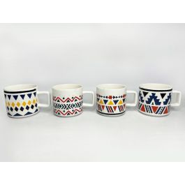 Mug Boho DKD Home Decor Multicolor 9.2 x 8.5 x 13 cm (12 Unidades) Precio: 35.9128. SKU: B1GXBJKGYA