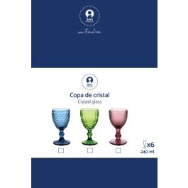 Copa Basicos DKD Home Decor Rosa 9 x 17 x 9 cm (12 Unidades)
