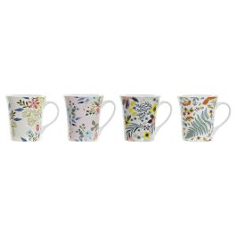 Mug Shabby DKD Home Decor Multicolor 9 x 10 x 12 cm (12 Unidades)