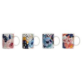 Mug Moderno DKD Home Decor Multicolor 8 x 9.5 x 12 cm (12 Unidades)