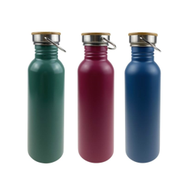 Botella Basicos DKD Home Decor Verde Azul 7 x 25 x 7 cm (12 Unidades)