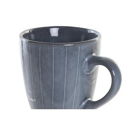 Mug Basicos DKD Home Decor Azul 9.5 x 10.5 x 13 cm (12 Unidades)