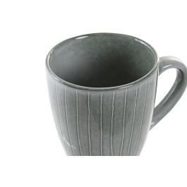 Mug Basicos DKD Home Decor Verde 9.5 x 10.5 x 13 cm (12 Unidades)