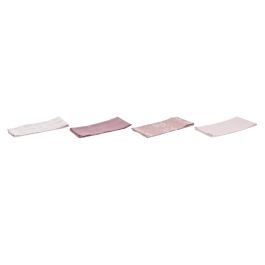 Paño Scandi DKD Home Decor Rosa Blanco 40 x 0.5 x 60 cm Set de 2 (12 Unidades)