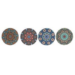 Salvamantel Arabe DKD Home Decor Multicolor 20 x 0.7 x 20 cm (12 Unidades) Precio: 50.79000047. SKU: B146MPJT6J