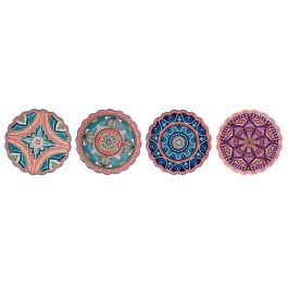 Salvamantel Arabe DKD Home Decor Multicolor 20 x 1 x 20 cm (12 Unidades) Precio: 50.79000047. SKU: B1K5972XS3