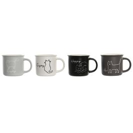 Mug Urban DKD Home Decor Negro Gris 9.8 x 8.5 x 12.5 cm (12 Unidades) Precio: 50.2150004961. SKU: B1EXZT6NHZ