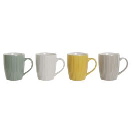 Mug Basicos DKD Home Decor Verde Beige 8.3 x 10.5 x 11.5 cm (12 Unidades) Precio: 32.95000005. SKU: B1GZMSYNC7