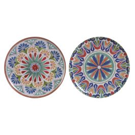 Plato Boho DKD Home Decor Multicolor 28 x 1 x 28 cm (12 Unidades) Precio: 33.4999995. SKU: B1D657P827