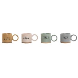 Mug Scandi DKD Home Decor Verde Rosa 9 x 8 x 14.5 cm (12 Unidades) Precio: 45.8900002. SKU: B1J3S3BMZD