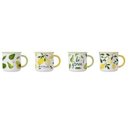 Mug Mediterraneo DKD Home Decor Verde Amarillo 9.5 x 8.5 x 12.5 cm (12 Unidades) Precio: 50.49999977. SKU: B1F69K6LTE