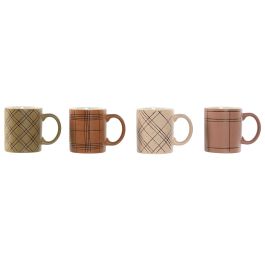 Mug Urban DKD Home Decor Beige Rosa 8 x 9.5 x 12 cm (12 Unidades) Precio: 59.156900471899995. SKU: B1AGM63ABR