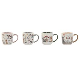 Mug Scandi DKD Home Decor Multicolor 9 x 9.3 x 13 cm (12 Unidades) Precio: 49.50000011. SKU: B1GRRCM9XD