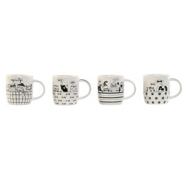 Mug Loft DKD Home Decor Negro Blanco 8.5 x 9 x 12.5 cm (12 Unidades) Precio: 51.425000084699995. SKU: B17SFJQN9D