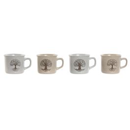 Mug Tradicional DKD Home Decor Beige Blanco Roto 8.5 x 7 x 11 cm (12 Unidades) Precio: 28.78999948. SKU: B1HEJ9AFKN