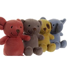 Peluche Kids DKD Home Decor Terracota Mostaza 12 x 15 x 15 cm (12 Unidades)