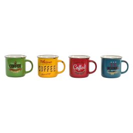 Mug Basicos DKD Home Decor 9.5 x 8.5 x 12.5 cm (12 Unidades)