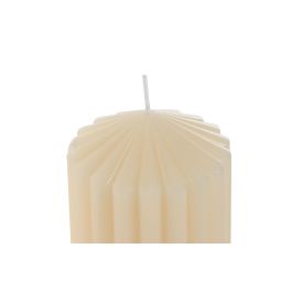 Vela Scandi DKD Home Decor Crema 7 x 15 x 7 cm (12 Unidades)