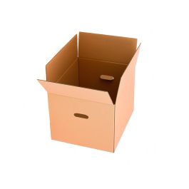 Caja Para Embalar Q-Connect Americana Ultrarresistente Conasas Carton Canal Doble 7 mm Color Kraft 430x300x250 mm 15 unidades