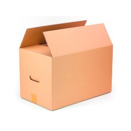 Caja Para Embalar Q-Connect Americana Ultrarresistente Conasas Carton Canal Doble 7 mm Color Kraft 430x300x250 mm 15 unidades