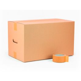 Caja Para Embalar Q-Connect Americana Ultrarresistente Conasas Carton Canal Doble 7 mm Color Kraft 430x300x250 mm 15 unidades