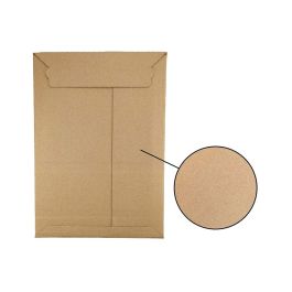 Sobre Para Envios Q-Connect Carton 100% Reciclado Y Reciclable Cierre Autoadhesivo314x252x72 mm Color Kraft 20 unidades