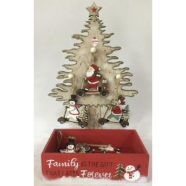 Decoracion Colgante Navidad Tradicional DKD Home Decor Rojo Blanco 11 x 32 x 17 cm (24 Unidades) Precio: 38.9899994. SKU: B15BCAGZ79