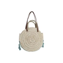 Bolso Mediterraneo DKD Home Decor Gris Verde Menta 9 x 48 x 39 cm (2 Unidades)