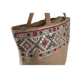 Bolso Mediterraneo DKD Home Decor Natural Rojo 21 x 68 x 54 cm (2 Unidades)