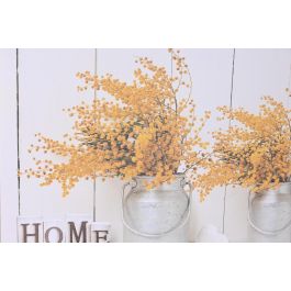 Cuadro Cottage DKD Home Decor Amarillo Gris 1.8 x 30 x 60 cm (2 Unidades)