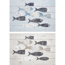 Cuadro Mediterraneo DKD Home Decor Multicolor 3.5 x 60 x 90 cm (2 Unidades) Precio: 112.78999996. SKU: B18L5BWGXX