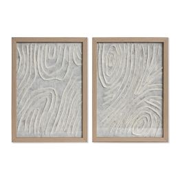 Cuadro Scandi DKD Home Decor Blanco Natural 2 x 35 x 25 cm Set de 2 (2 Unidades) Precio: 64.95000006. SKU: B1J7JFLQYC